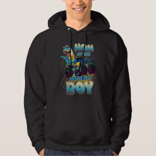 Mum Of The Birthday Boy Who Loves Monster Trucks & Hoodie