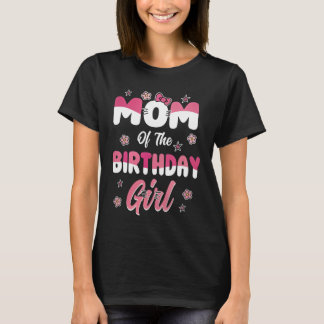 Mum of the Birthday Cute Matching Birthday T-Shirt