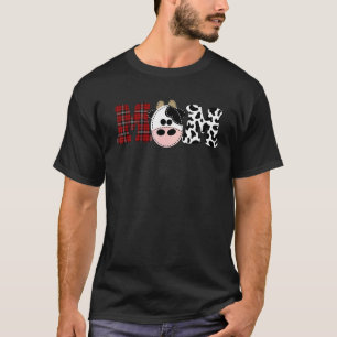 Mum Of The Birthday For Boy Cow Farm 1st Birthday  T-Shirt