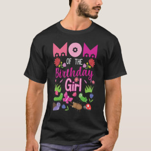 Mum Of The Birthday Girl Bug Insect Bday Party T-Shirt