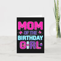 Mum Of The Birthday Girl Cute Spider Family Bday P