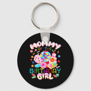 Mum Of The Birthday Girl Shirt Key Ring