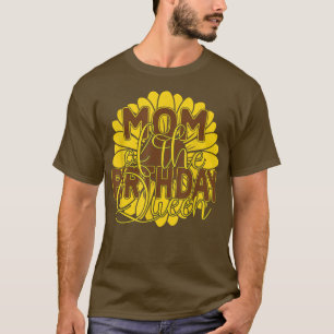 Mum Of The Birthday Queen Girls Bday Party T-Shirt