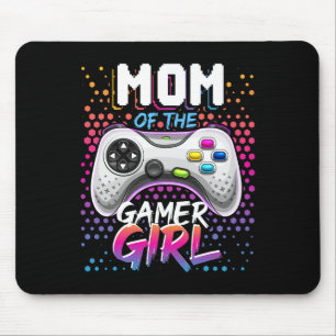 Mum Of The Gamer Girl Matching Video Game Birthday Mouse Pad