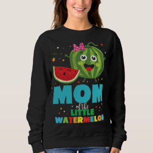 Mum Of The Little Watermelon Fruit Family Matching Sweatshirt