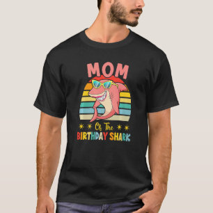 Mum Of The Shark Birthday Family Matching Birthday T-Shirt