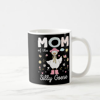 Mum of the silly goose 1st birthday girl family coffee mug