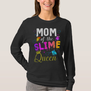 mum of the slime queen crown Birthday Matching Par T-Shirt