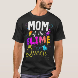 mum of the slime queen crown Birthday Matching Par T-Shirt