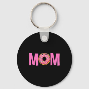 Mum Of The Sweet One Birthday - Doughnut Girl 1st Key Ring