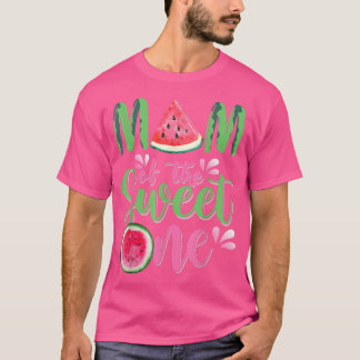 Mum Of The Sweet One Birthday Watermelon Matching  T-Shirt