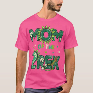 Mum Of The Two Rex Birthday Dinosaur Family Matchi T-Shirt