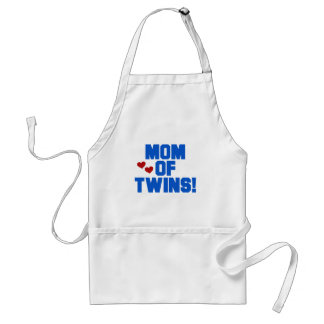 Mum of Twins-Blue Text Tshirts and Gifts Standard Apron