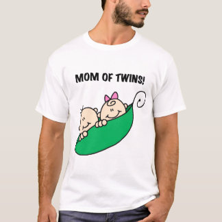 Mum of Twins-Peas in a Pod Tshirts and Gifts