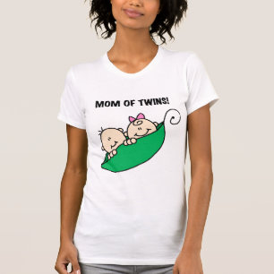 Mum of Twins-Peas in a Pod Tshirts and Gifts