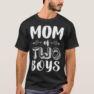 Mum Of Two Boys Twins  Mum Women T-Shirt