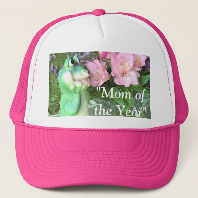 "Mum ofthe Year"-customise Trucker Hat (Front)