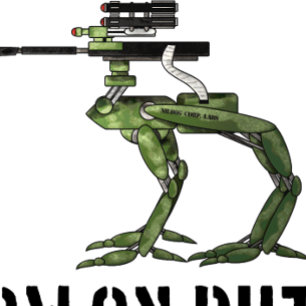 Mum On Duty Robot Soldier T-Shirt