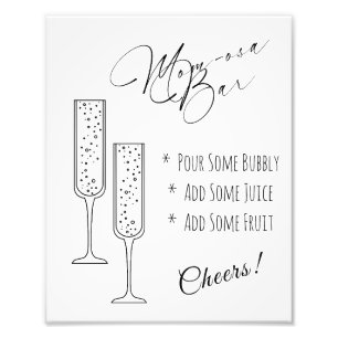 Mum-osa Bar Display Sign