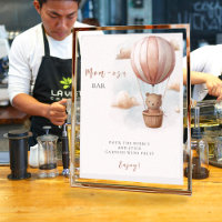 Mum-osa Bear on Balloon Baby Shower 