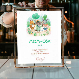 Mum-osa Little Explorer Detective Baby Shower Poster