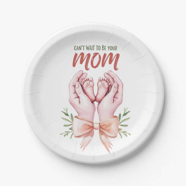 Mum Paper Plate (Front)