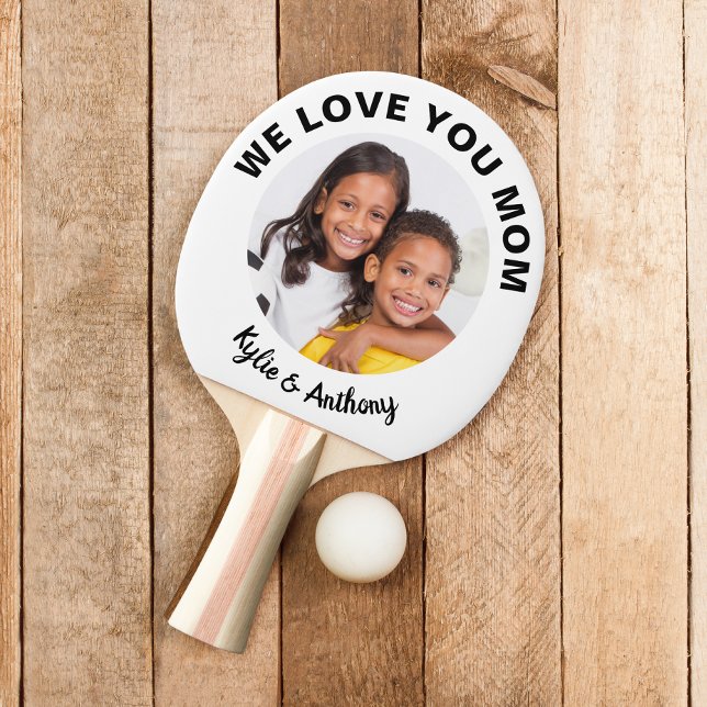 Mum Personalised Photo Ping Pong Paddle (Creator Uploaded)