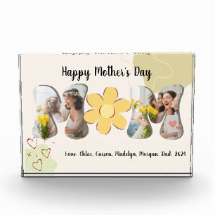 Mum Photo Block, Personalised Mother's Day Gift