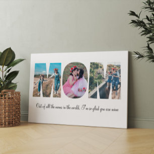 Mum Photo Collage Canvas
