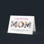 Mum Photo Collage Cutout Mother's Day Birthday Card<br><div class="desc">Celebrate the special moments with your mother with this Mum Photo Collage design. This customisable design is perfect for creating a personalised and heartfelt gift for Mother's Day and Birthday celebration. Craft a beautiful collage with the word MOM, featuring cherished moments, creating a visual journey of the precious memories you've...</div>