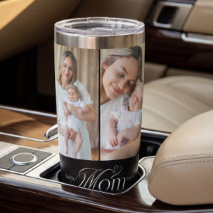 Mum Photo Collage First Mother's Day Keepsake Gift Insulated Tumbler