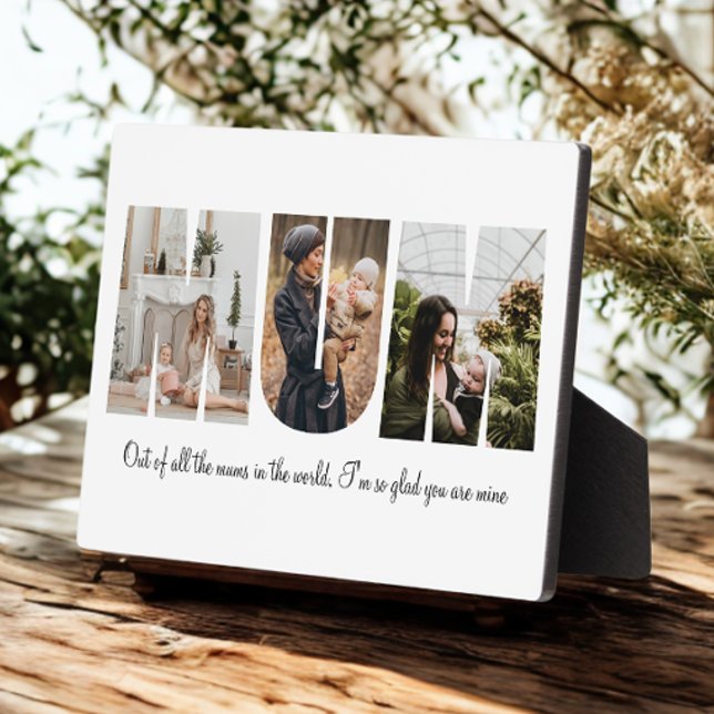 Mum Photo Collage for Mother's Day Plaque (Creator Uploaded)