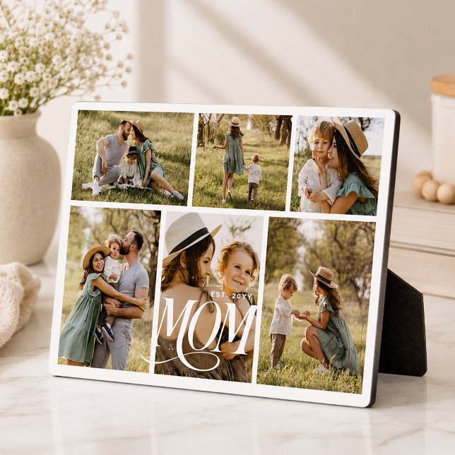 Mum Photo Collage Plaque (Creator Uploaded)
