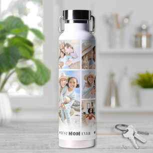 Mum Photo Collage Water Bottle