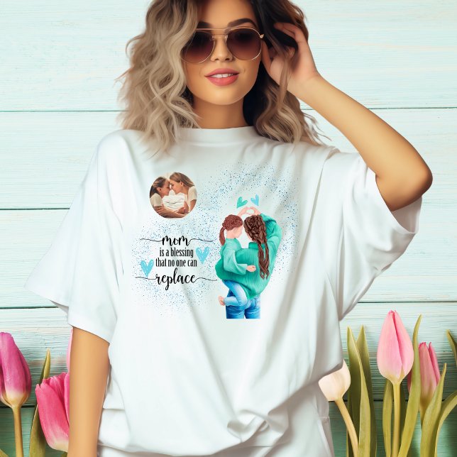  Mum Photo Personalised Mother’s Day Gift T-Shirt (Creator Uploaded)