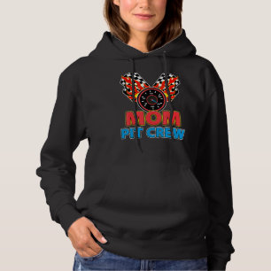 Mum Pit Crew Car Racer Family Matching Racing Them Hoodie