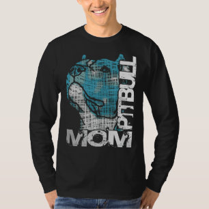 Mum Pitbull My Best Friend My Pet Animals Cute Pit T-Shirt
