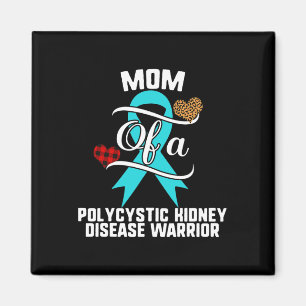 Mum Polycystic Kidney Disease Awareness Leopard Bu Magnet