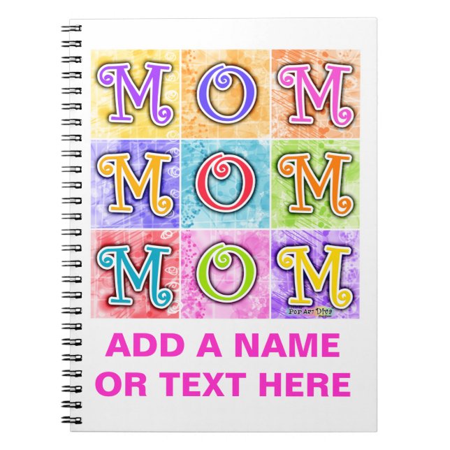 Mum Pop Art Notebook (Front)