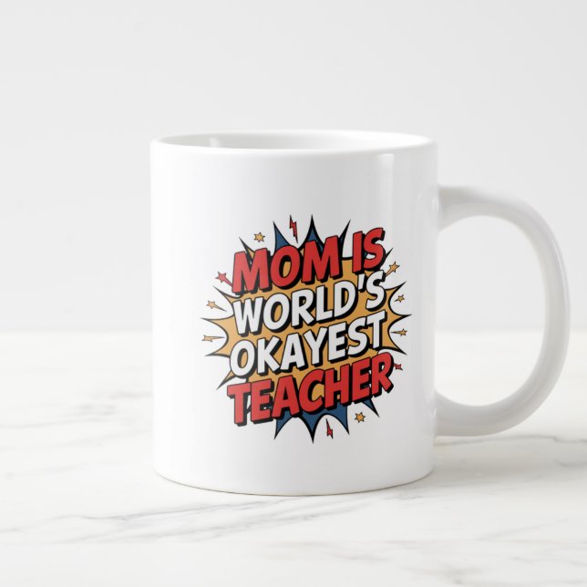 Mum Power Large Coffee Mug (Right)