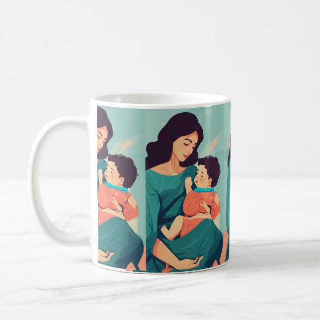 mum printed Mug (Left)
