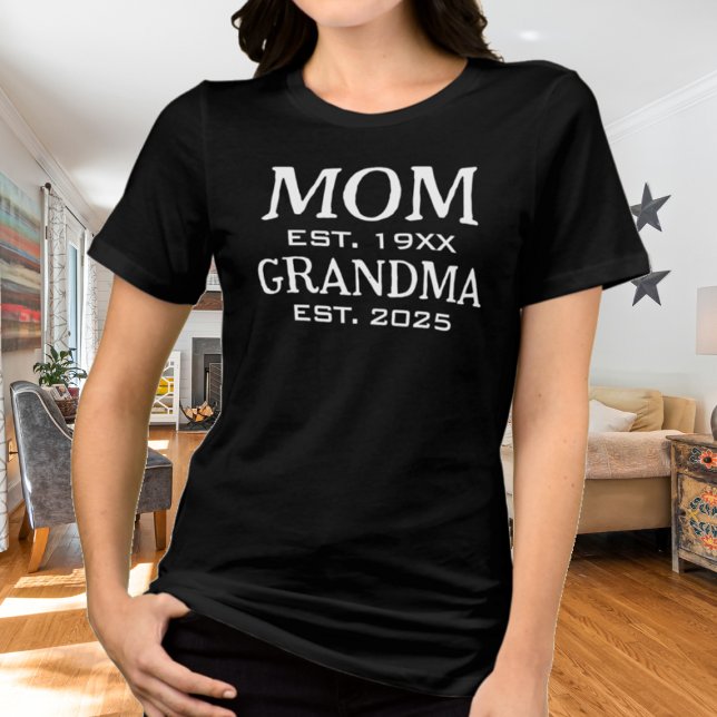 Mum Promoted To Grandma 2025 Est Tri-Blend Shirt (Creator Uploaded)