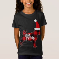 Mum Pug Dog Christmas Mama Pajama Red Plaid Buffal