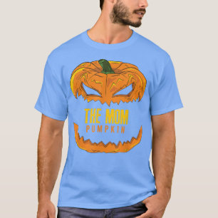 Mum Pumpkin Matching Family Group Halloween Party T-Shirt