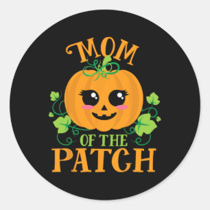 Mum Pumpkin Of The Patch Matching Family Set Mummy Classic Round Sticker
