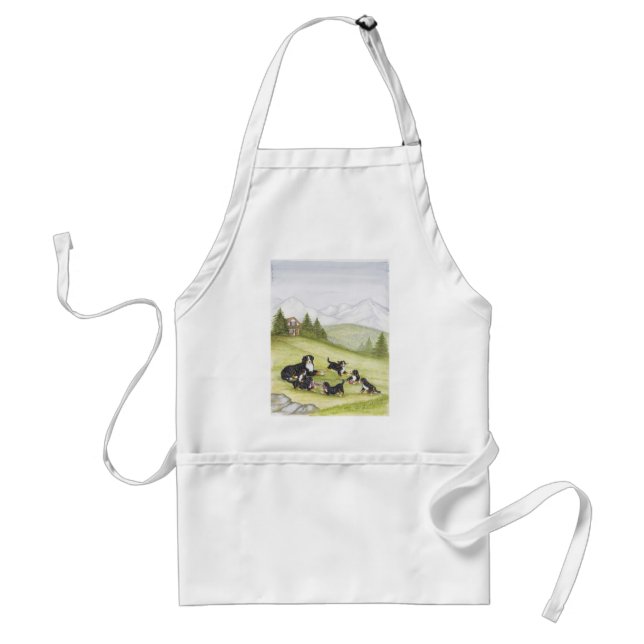 Mum & Pups Standard Apron (Front)