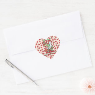 Mum Queen Floral Heart Sticker