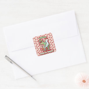 Mum Queen Floral  Square Sticker