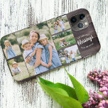 Mum Quote 6 Photo Collage Rustic Brown Case-Mate iPhone Case<br><div class="desc">Mum Quote and 6 Photo Collage which you can customise to create your own unique iphone case. The saying reads "My greatest blesssing call me mum" and you can change this to read Mama, Momma or Mum for example. The photo template is ready for you to add six of your...</div>