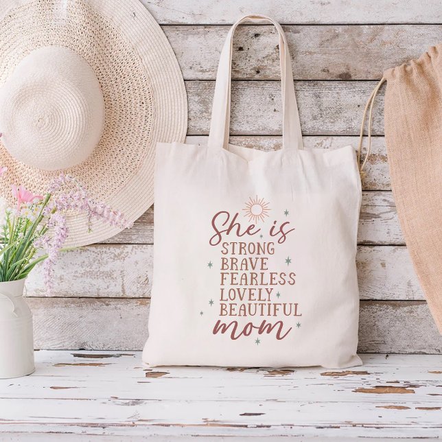 Mum Quotes Inspiration Tote Bag (Creator Uploaded)